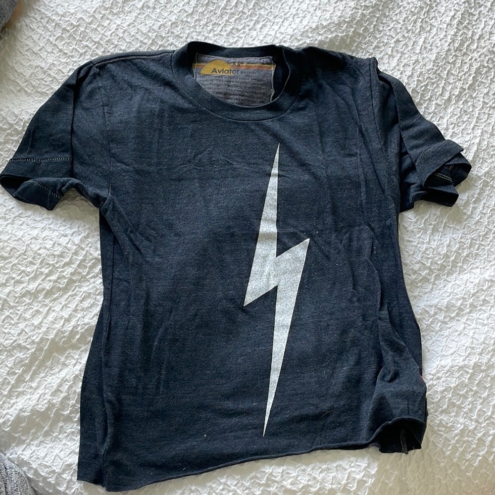 aviator nation lightning bolt tee